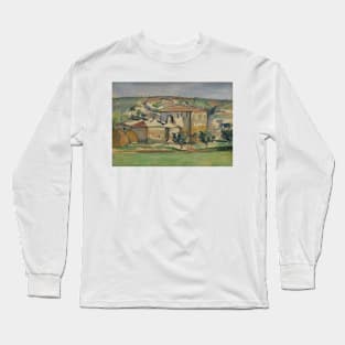 Provencal Manor by Paul Cezanne Long Sleeve T-Shirt